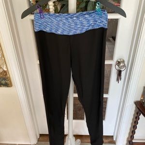 Munvot Black & Blue Yoga Workout Pants S
